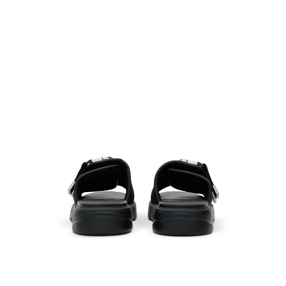Black Cotton Slipper