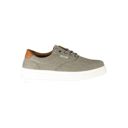 Zapatilla de poliéster gris
