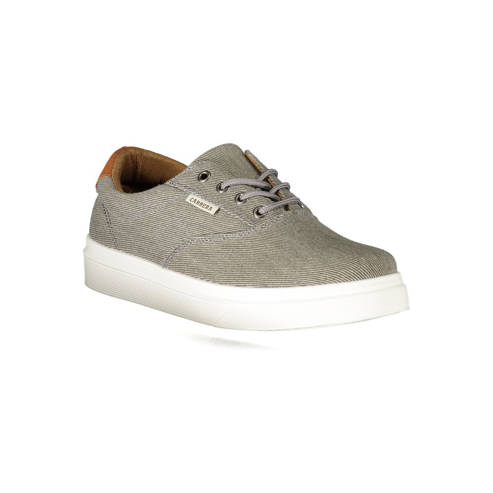 Zapatilla de poliéster gris