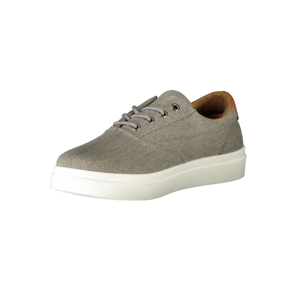Zapatilla de poliéster gris