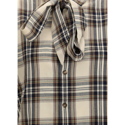 Tartan lavallière Shirt