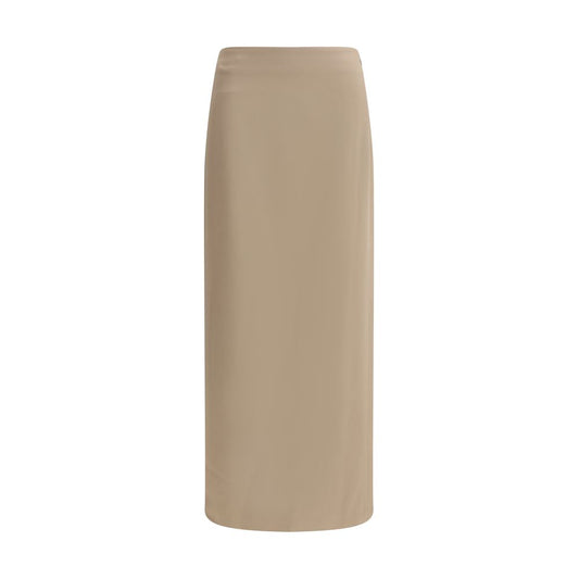 Satin midi Skirt