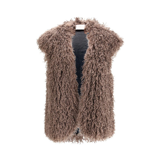 Faux fur vest