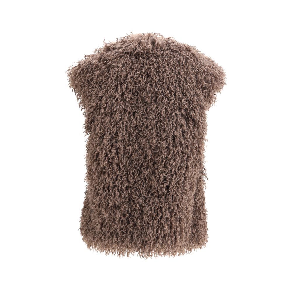 Faux fur vest
