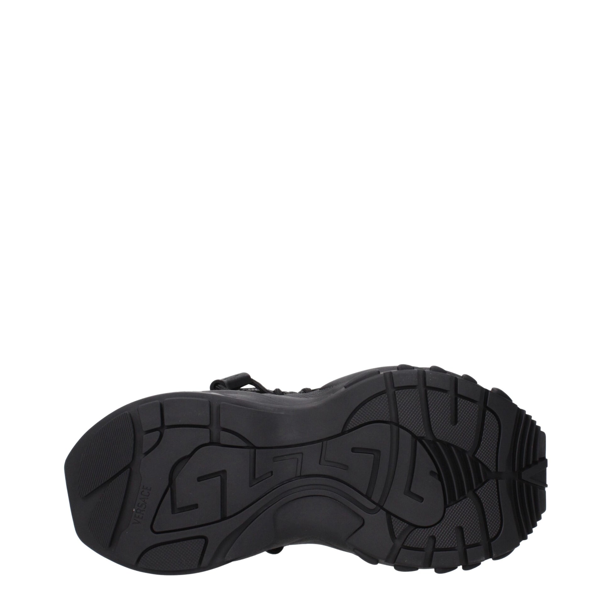 Black Leather Athletic Sneakers