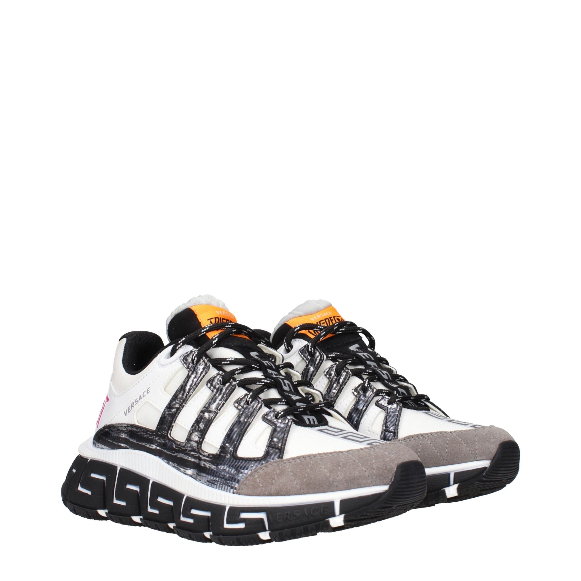 Beige Fabric Athletic Sneakers