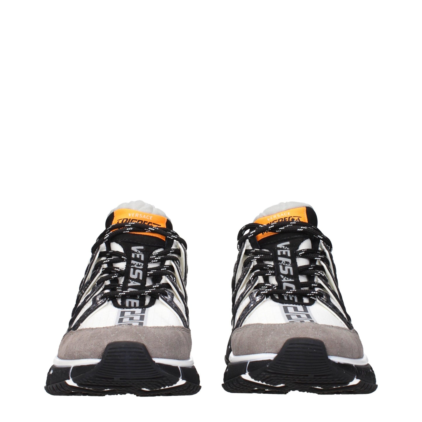 Beige Fabric Athletic Sneakers