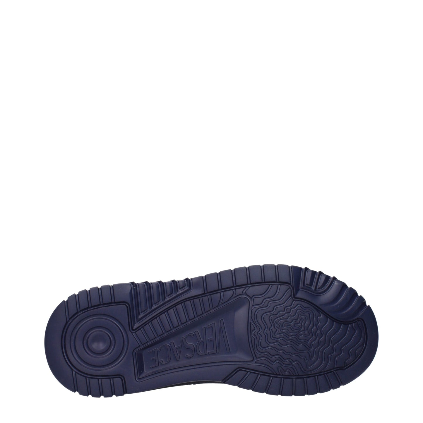 Blue Fabric Chunky Sneakers