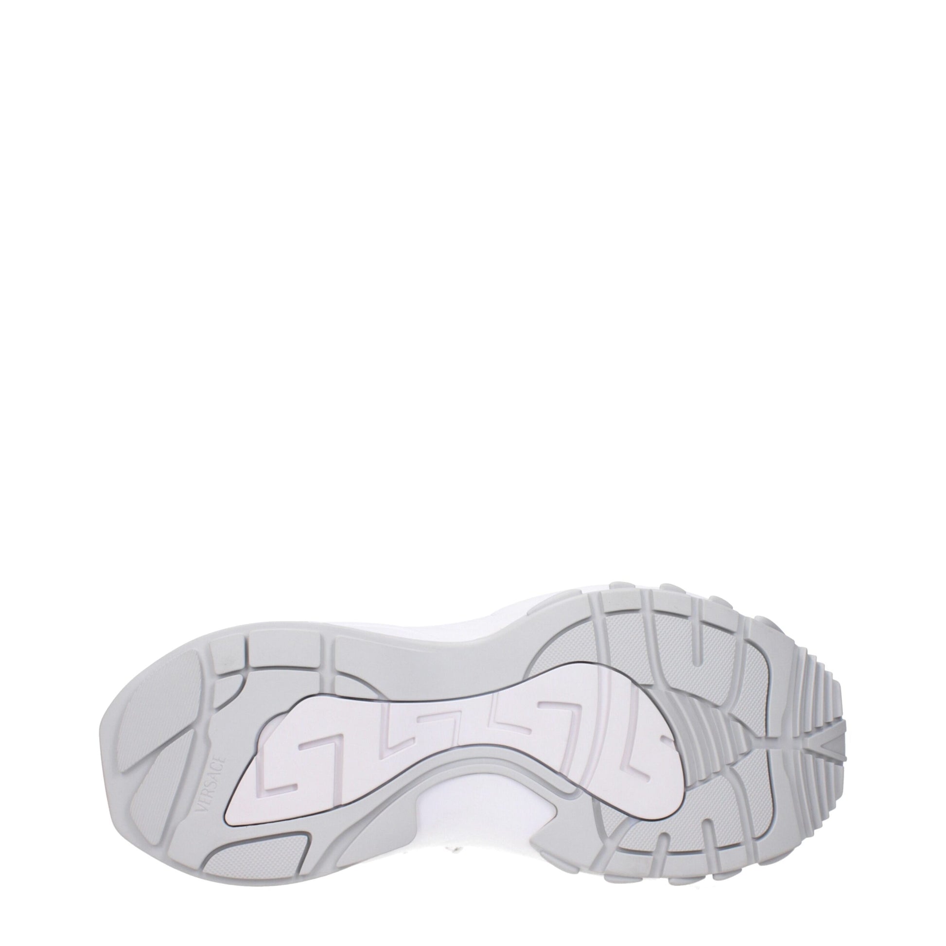 White Fabric Athletic Sneakers