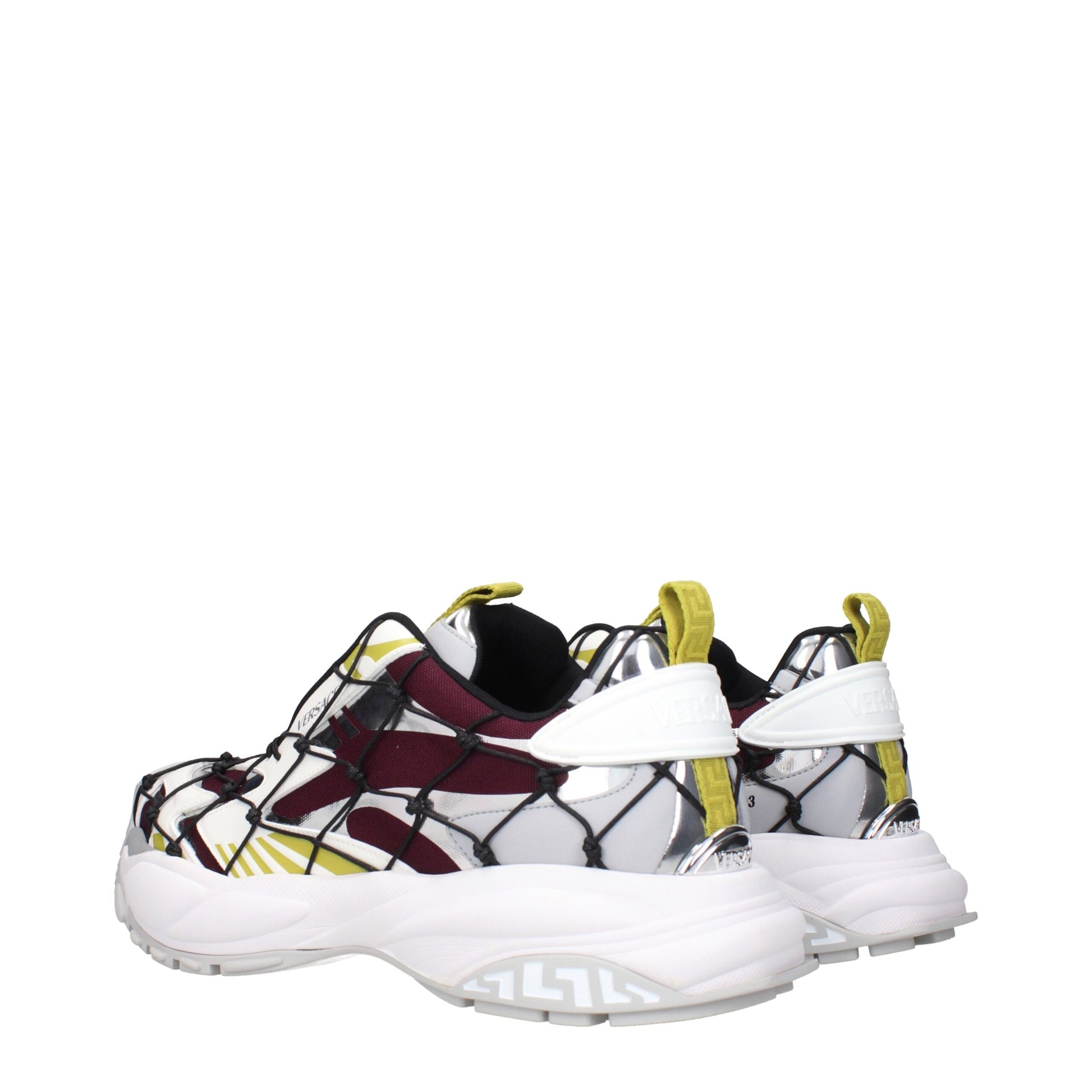Red Fabric Athletic Sneakers