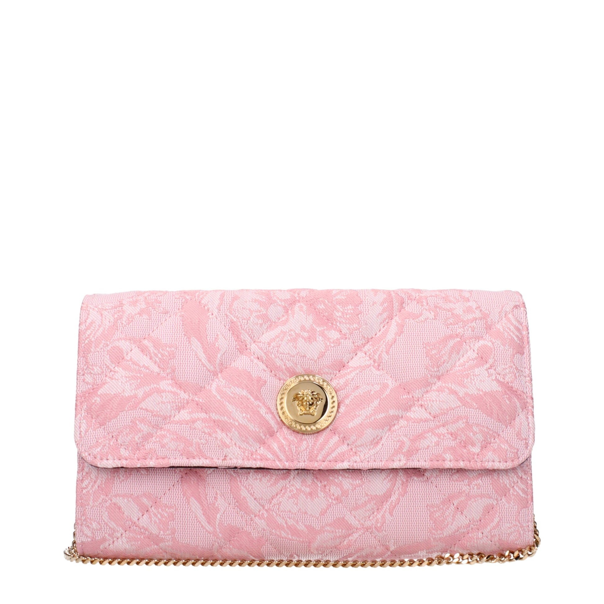 Pink Fabric Clutch Bags