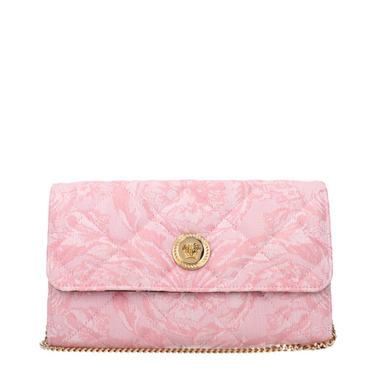 Pink Fabric Clutch Bags