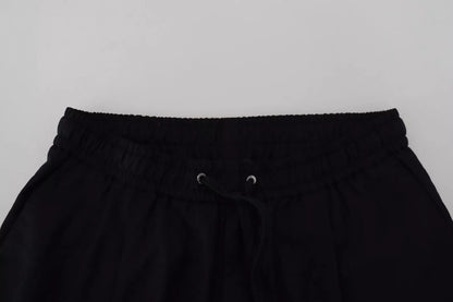 Black Jogger Wool Jogging Trouser