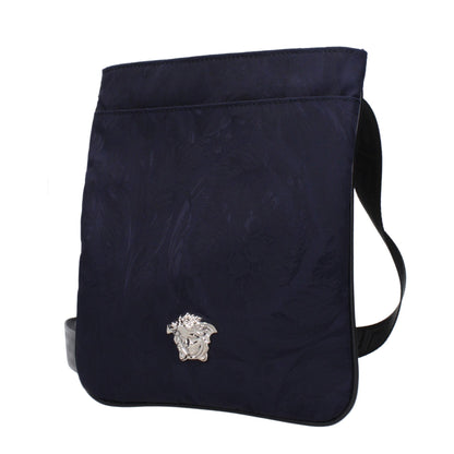 Blue Fabric Crossbody Bags