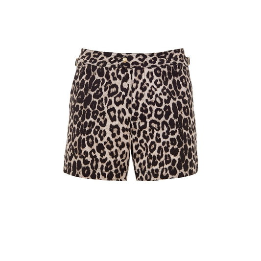 Multicolor Polyester Swim Short