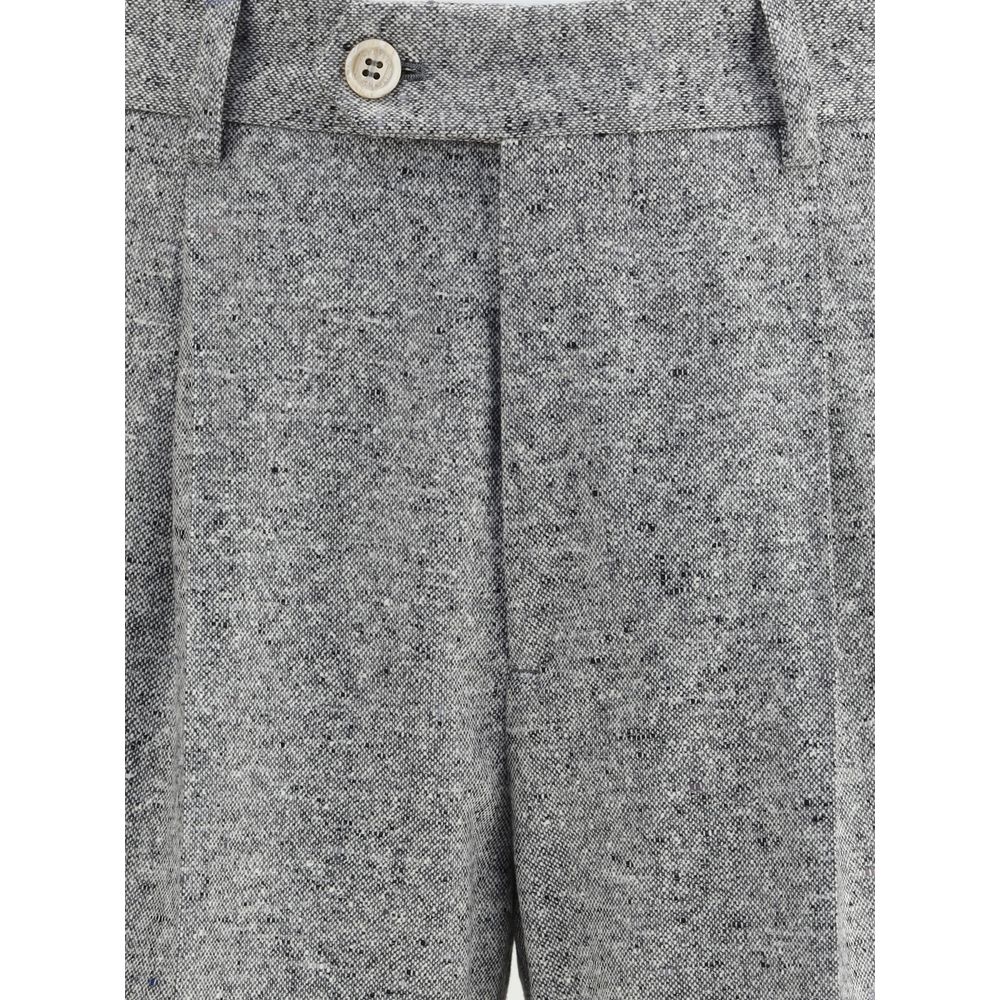 Wool and cashmere buttoned grisaille Suit
