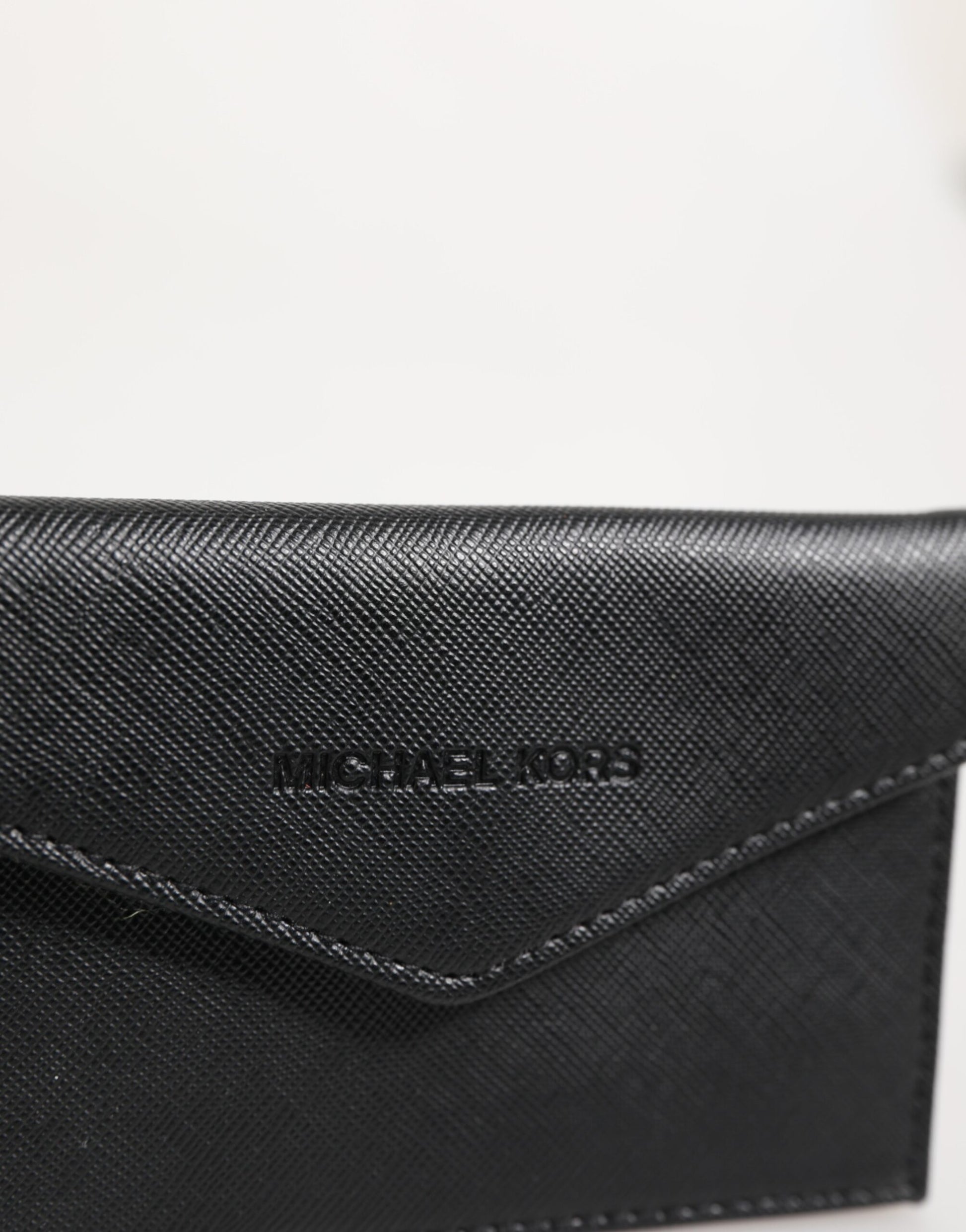 Black Saffiano Leather Envelope Holder Men's Accessory Wallet