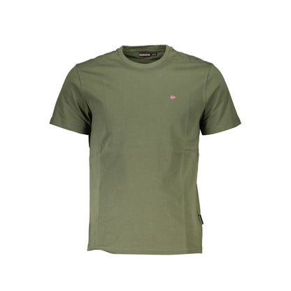 Camiseta verde de algodón