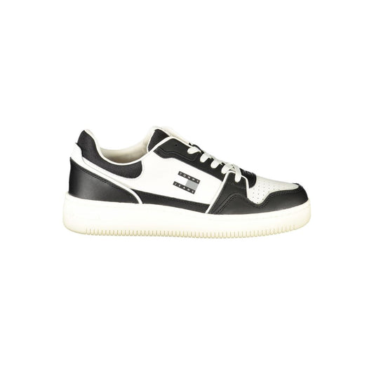 Sneaker de cuero negro para hombre
