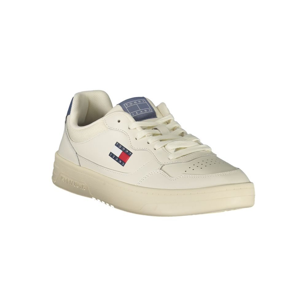 Sneaker Hombre Piel Blanco