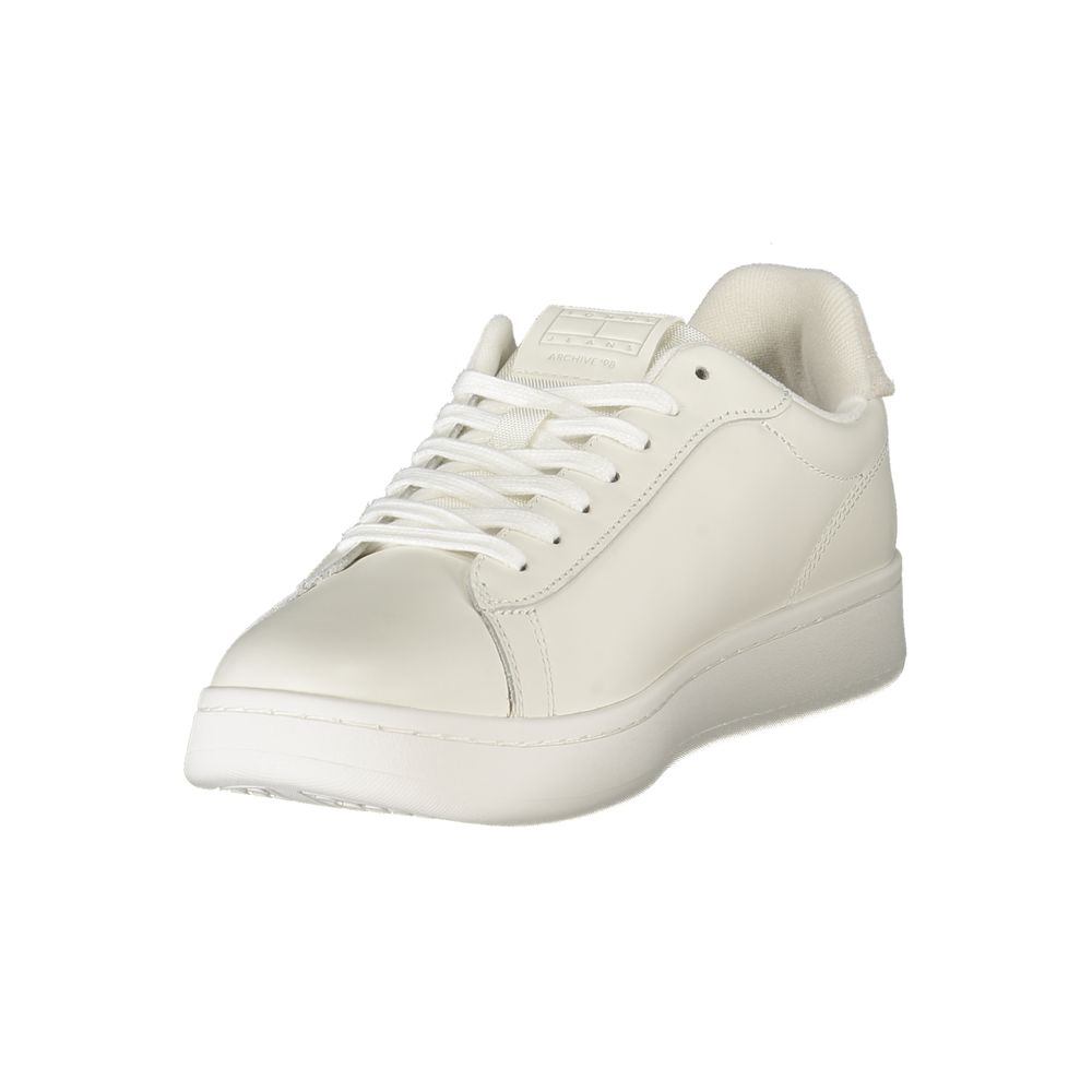 Sneaker Hombre Piel Blanco