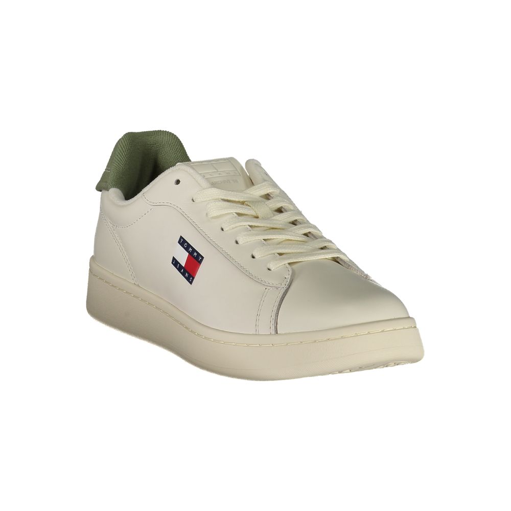 Sneaker Hombre Piel Blanco