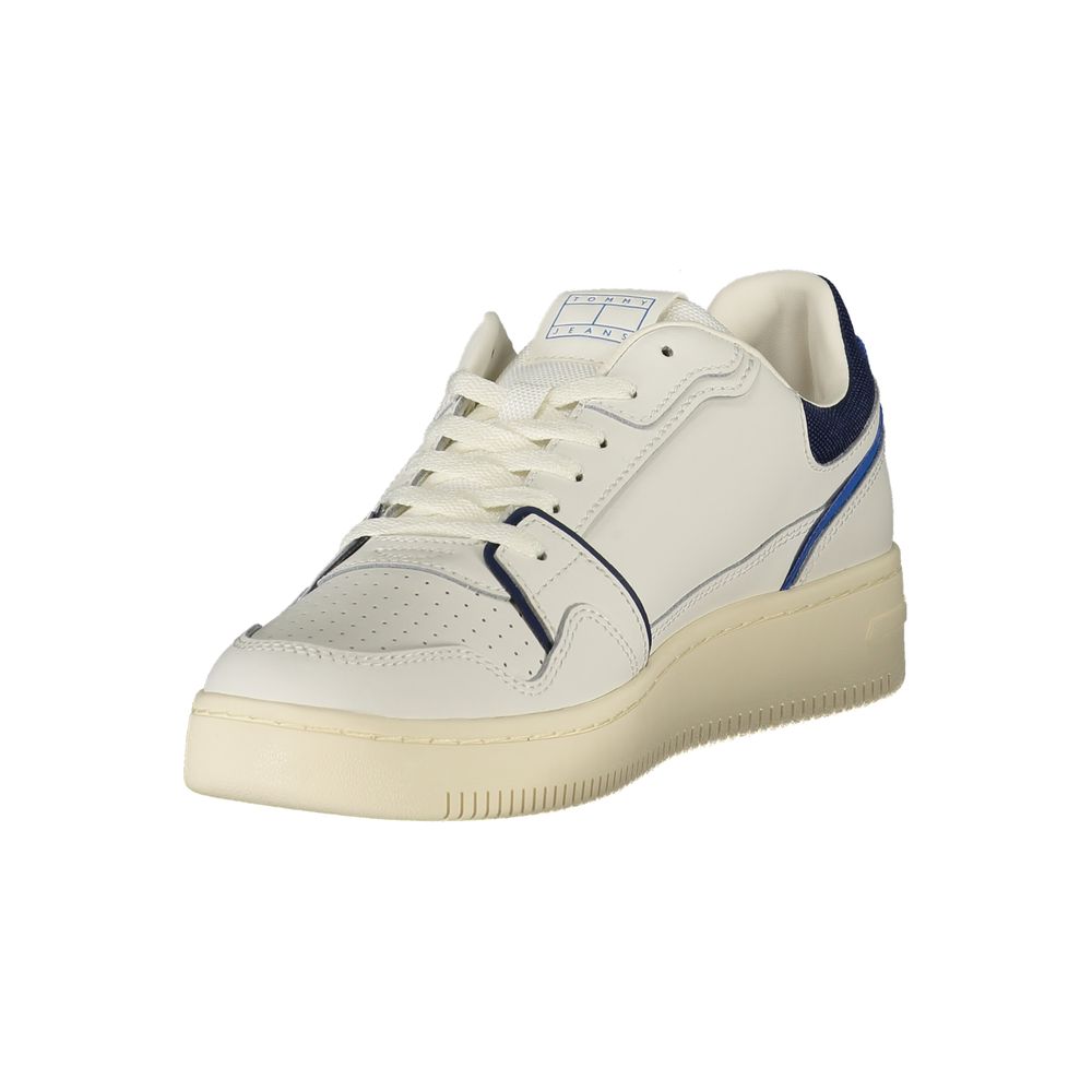 Sneaker Hombre Piel Blanco