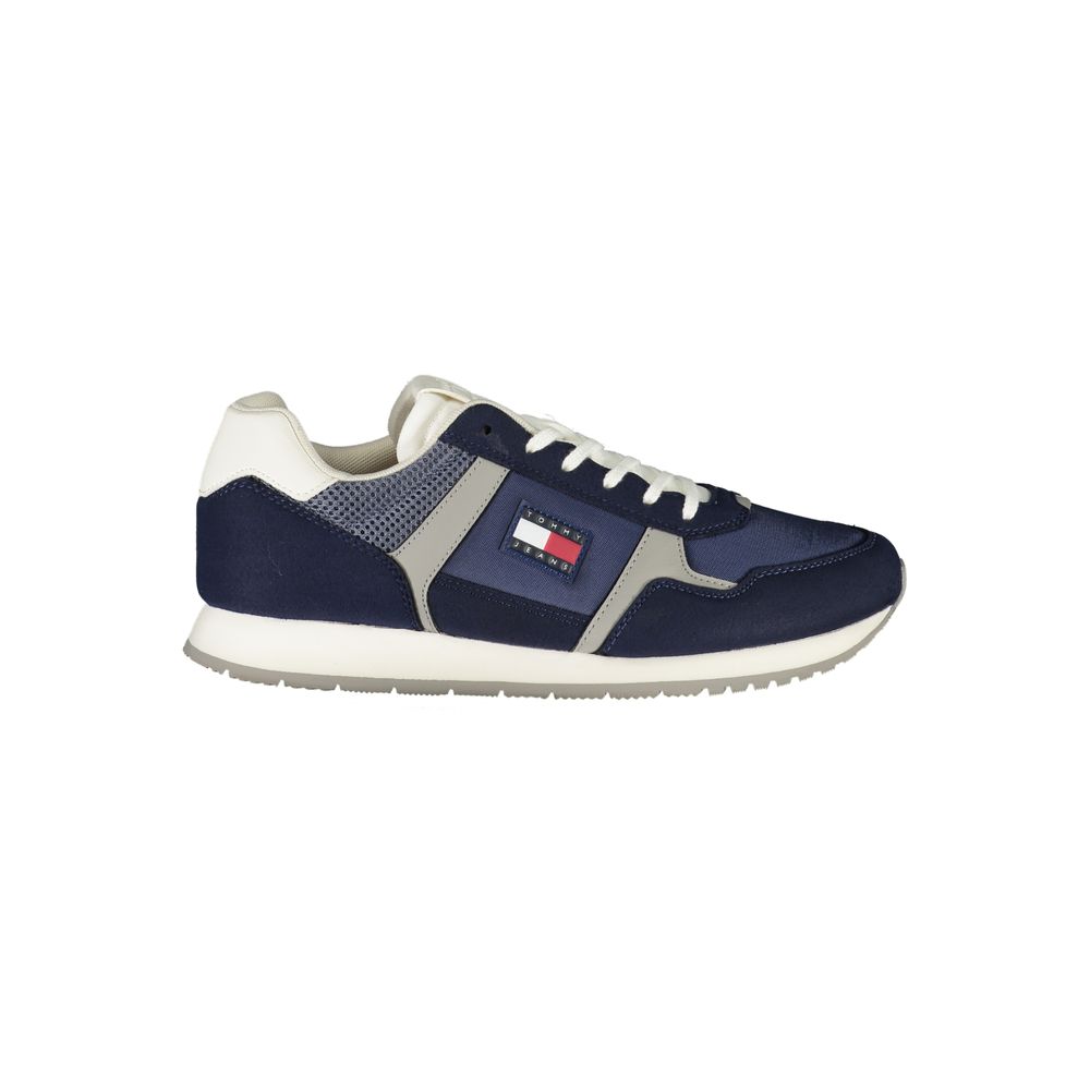 Zapatillas para hombre de poliéster azul