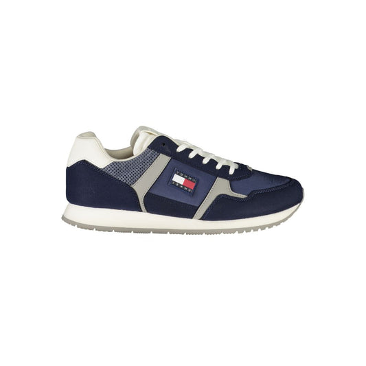 Zapatillas para hombre de poliéster azul