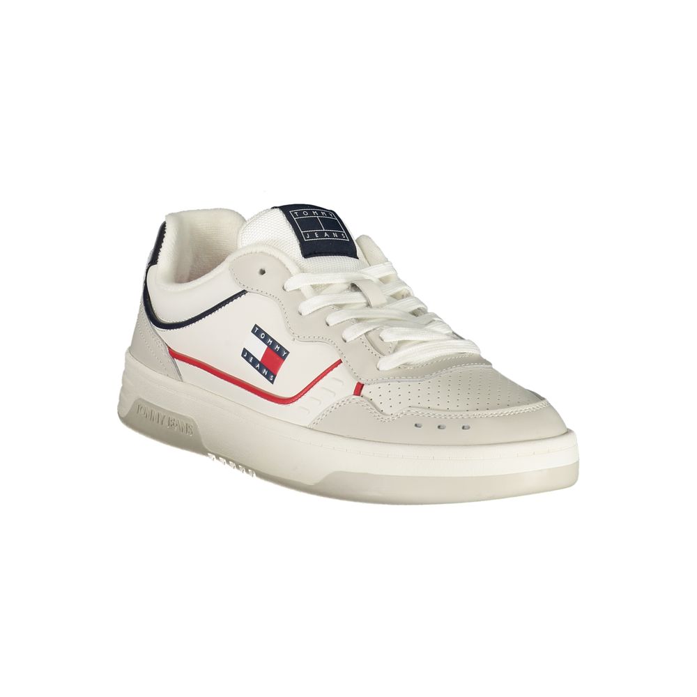 Sneaker Hombre Piel Blanco