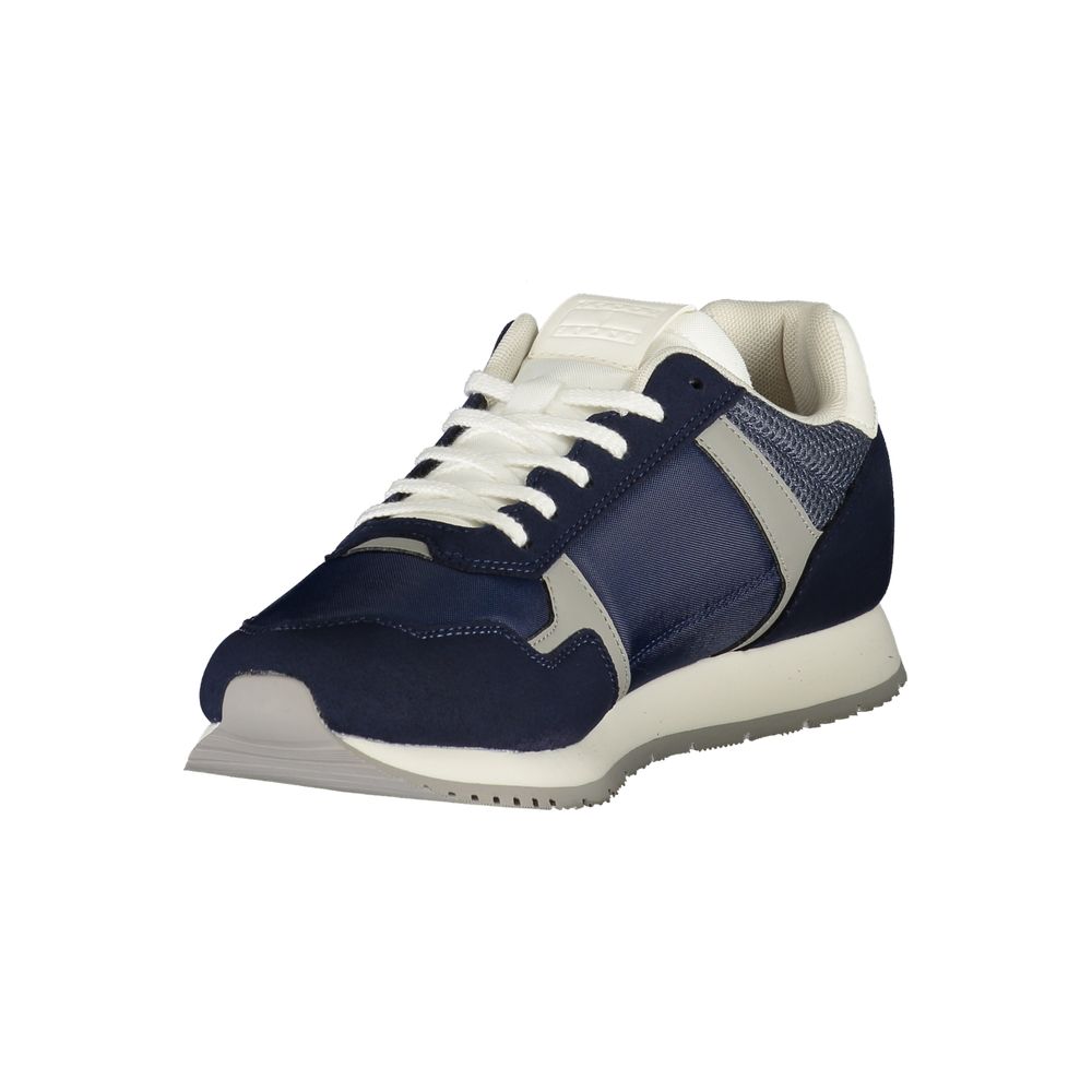 Zapatillas para hombre de poliéster azul