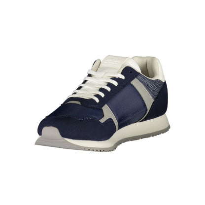 Zapatillas para hombre de poliéster azul
