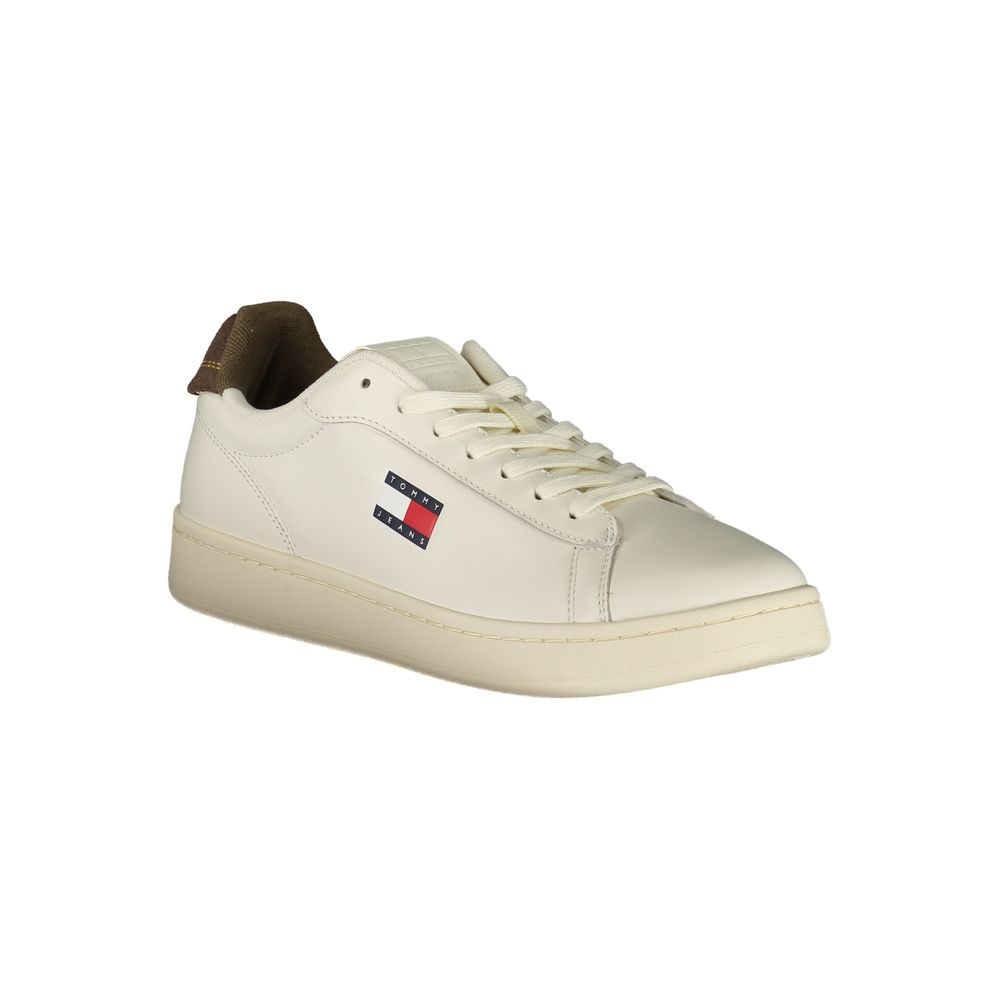Sneaker Hombre Piel Blanco