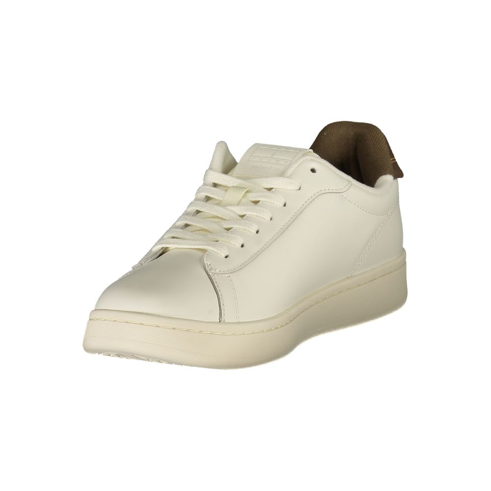 Sneaker Hombre Piel Blanco
