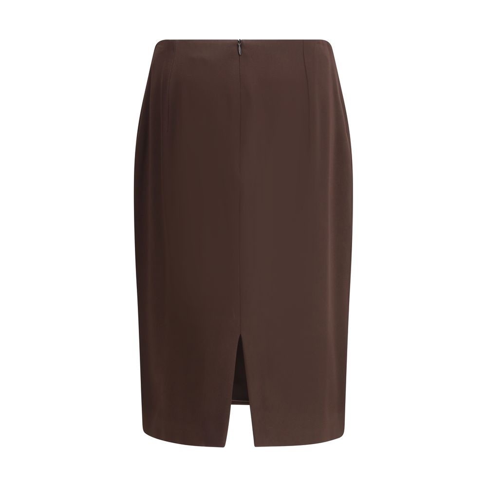 Satin midi Skirt