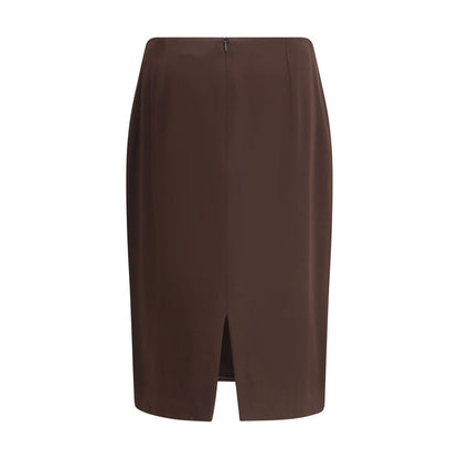 Satin midi Skirt