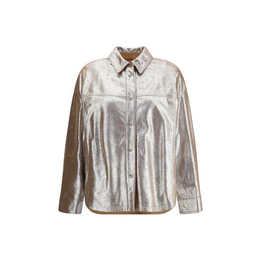 Oversize leather Shirt