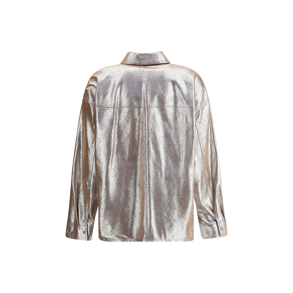 Oversize leather Shirt