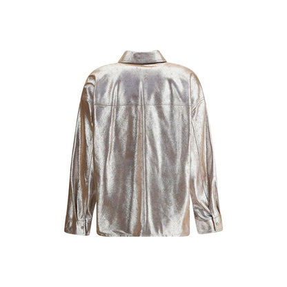 Oversize leather Shirt