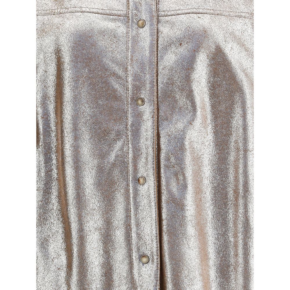 Oversize leather Shirt