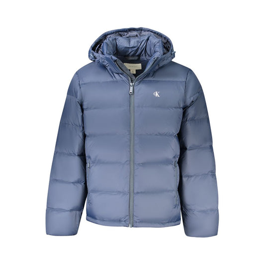 Chaqueta azul de poliamida para hombre