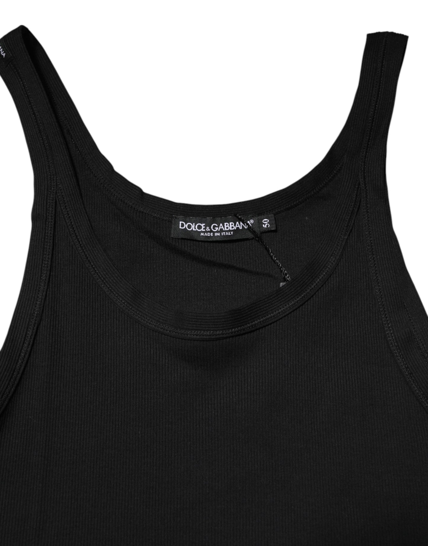 Camiseta de tirantes negra sin mangas para hombre