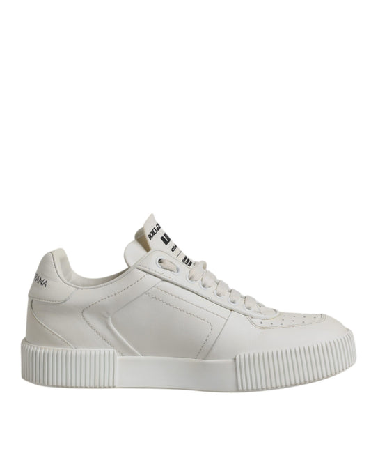 Zapatillas de piel Miami blancas