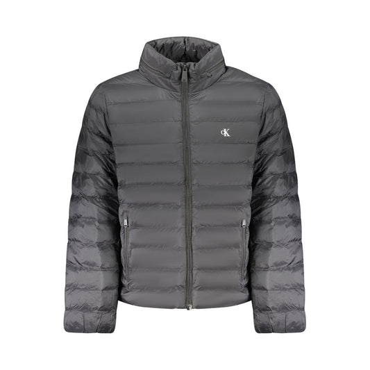Chaqueta negra de poliamida para hombre
