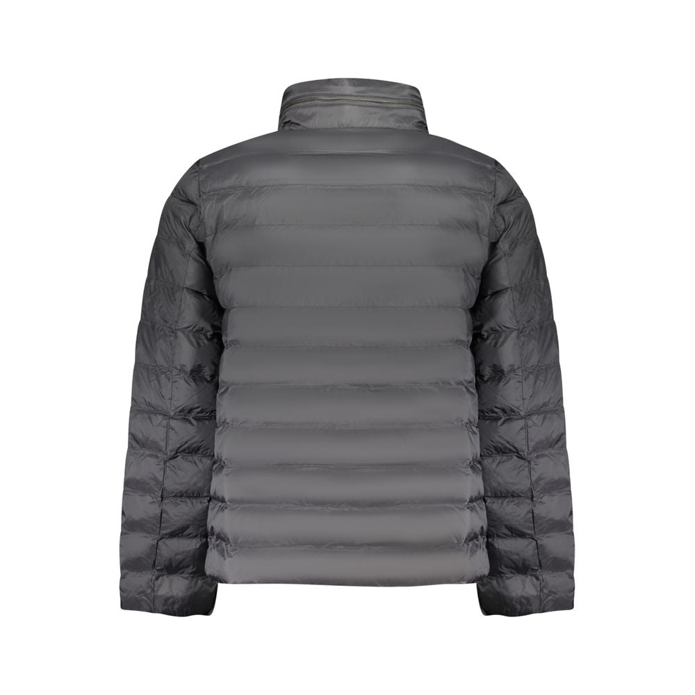 Chaqueta negra de poliamida para hombre