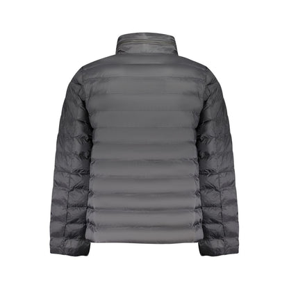 Chaqueta negra de poliamida para hombre
