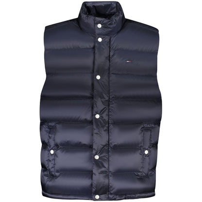 Chaqueta de nylon azul para hombre