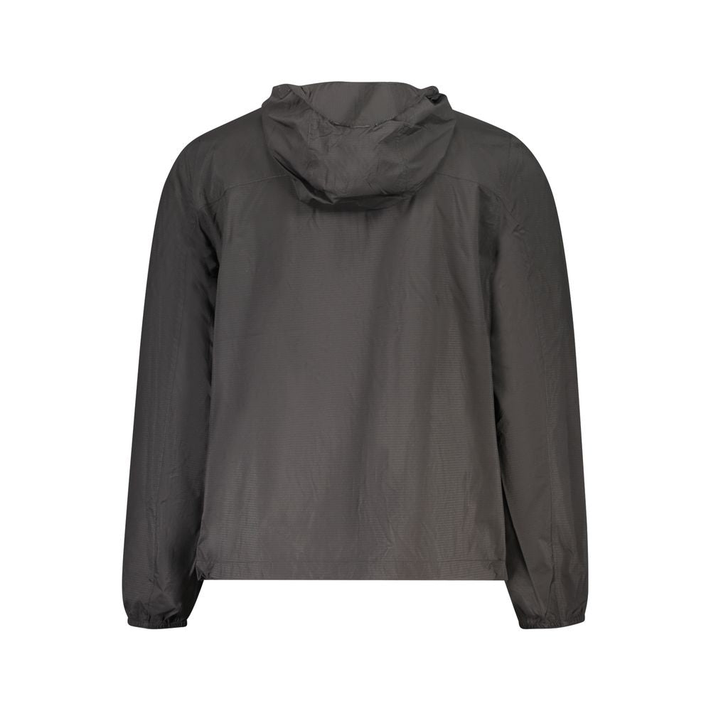 Chaqueta negra de poliamida para hombre