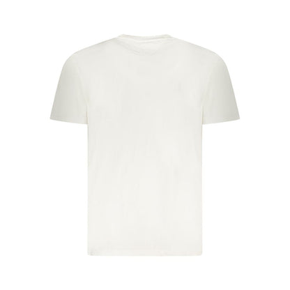 Camiseta blanca de algodón para hombre