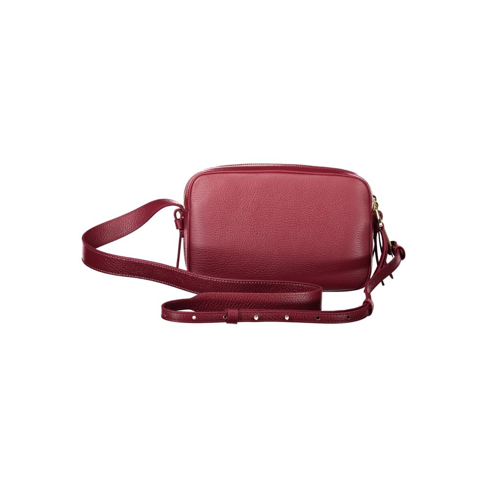 Purple Leather Women Handbag